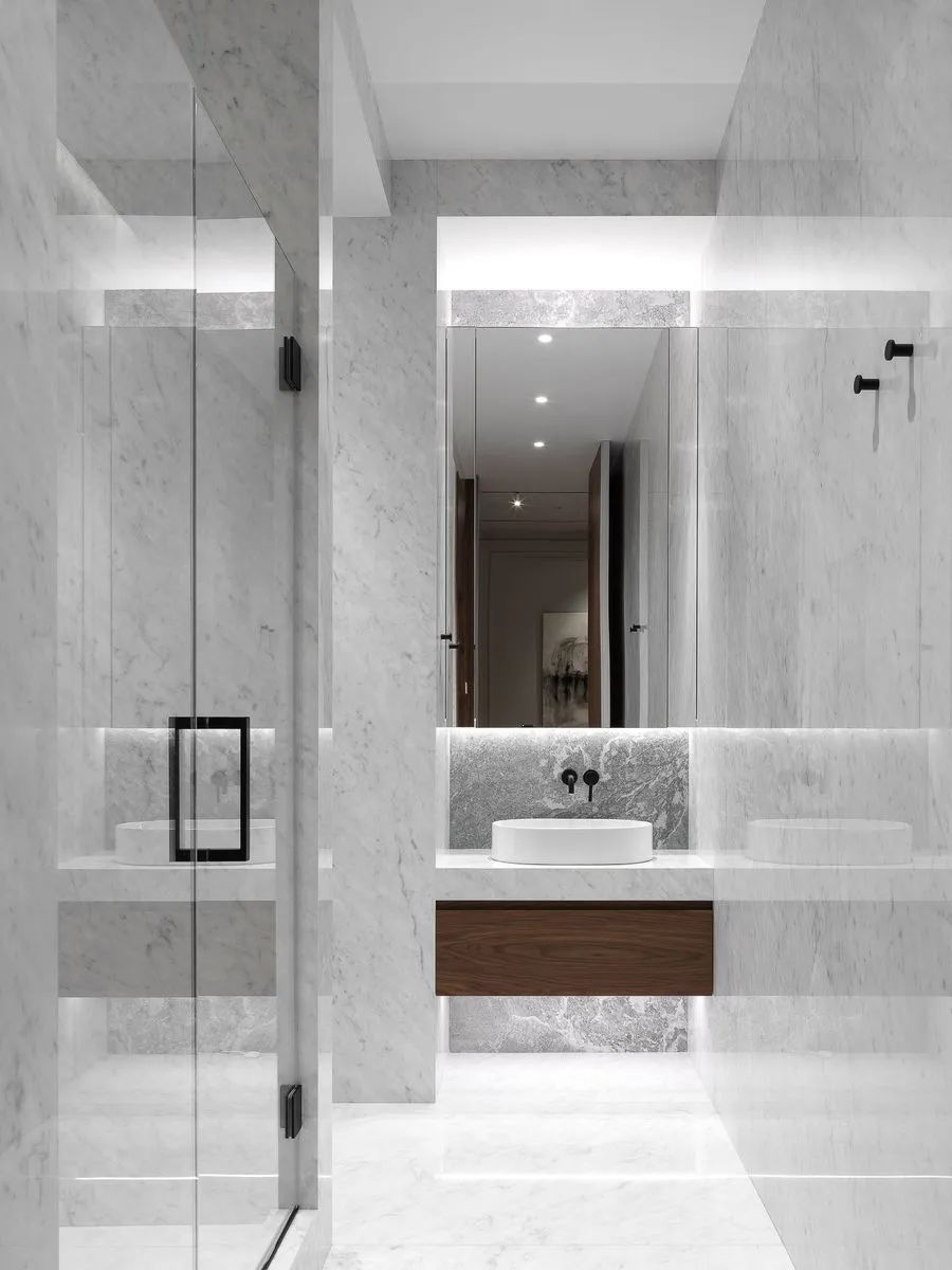 高级格调三口之家丨ABarchitects-50