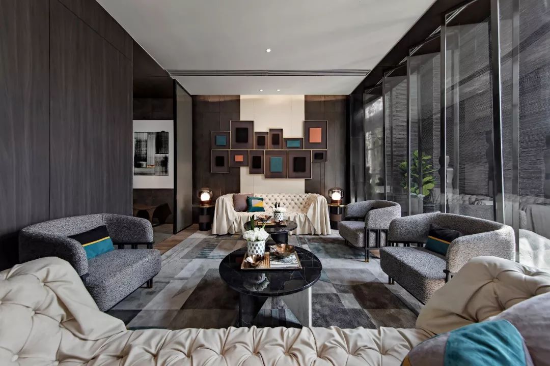 西安万科翡翠国宾营销中心 | 现代优雅的 New Art Deco 空间-39
