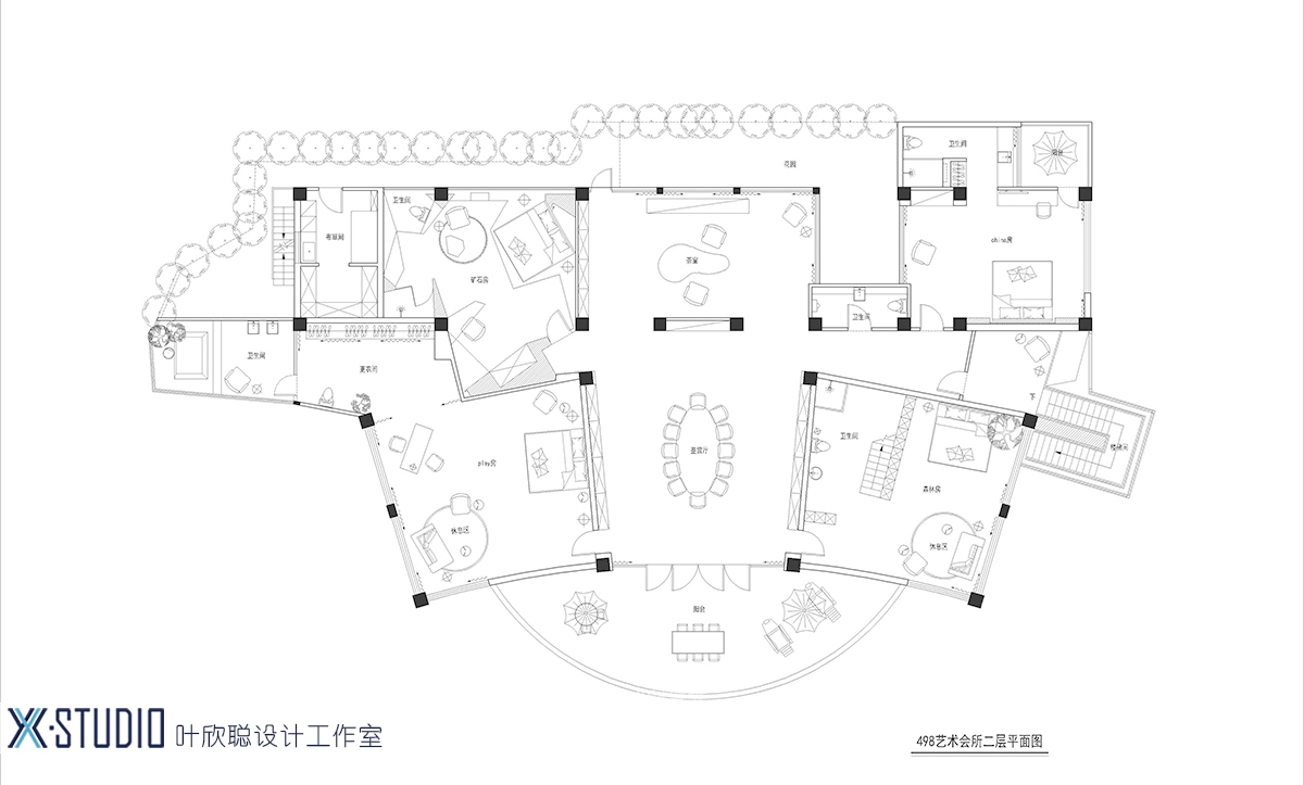 第十一届设博会获奖作品498艺术会所-34