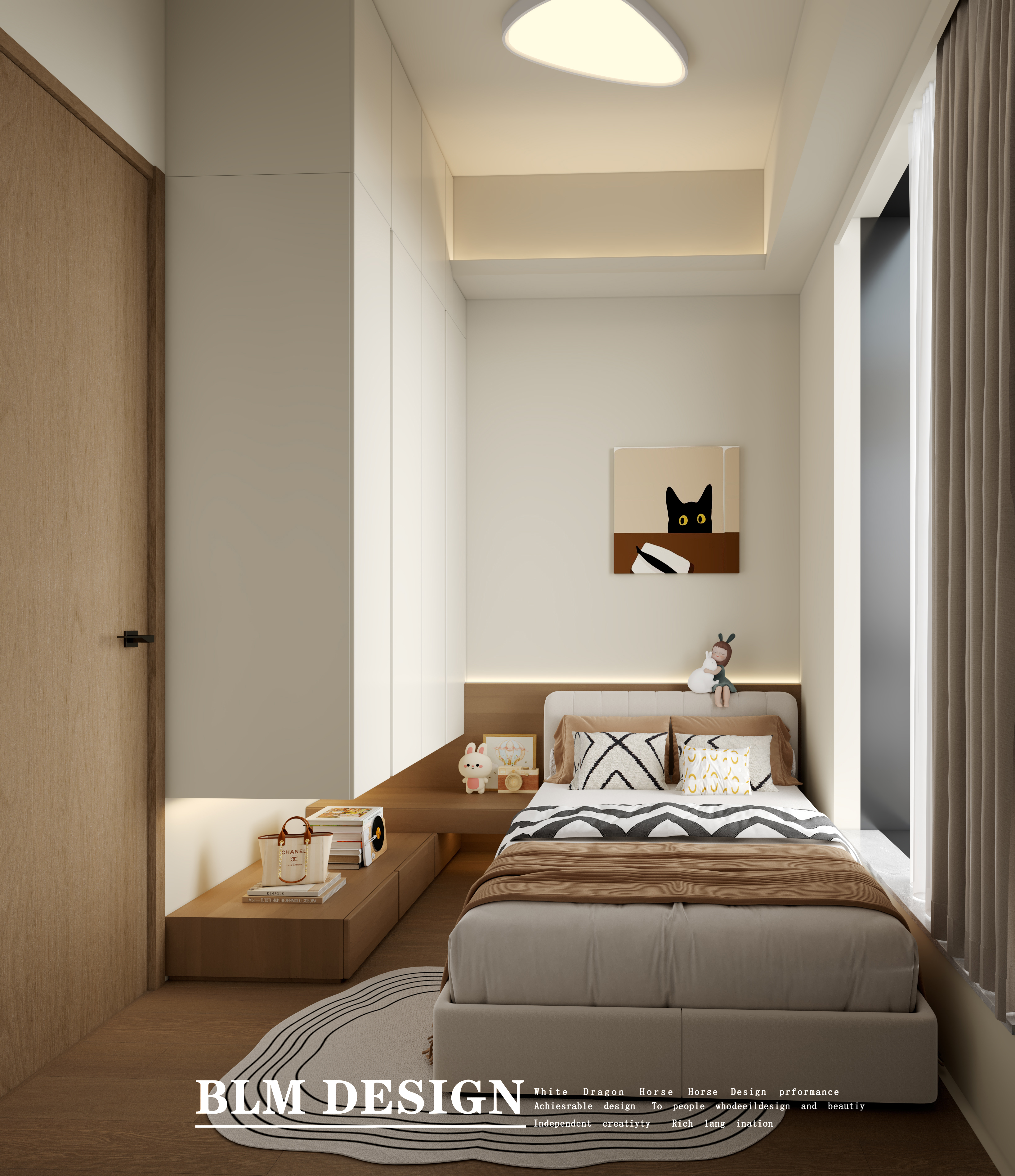 法式奶油复古装修案例-8