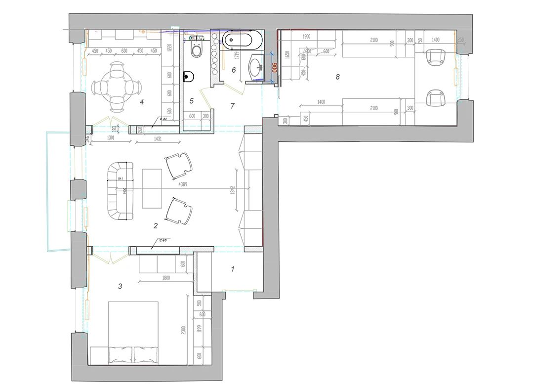76㎡法式风情公寓设计丨ItalProject-6