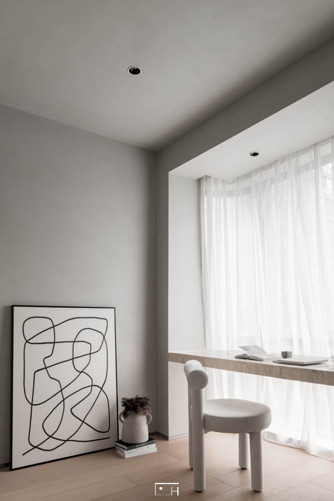 浙江诸暨城市之星极简之家丨中国浙江丨栗禾设计-42