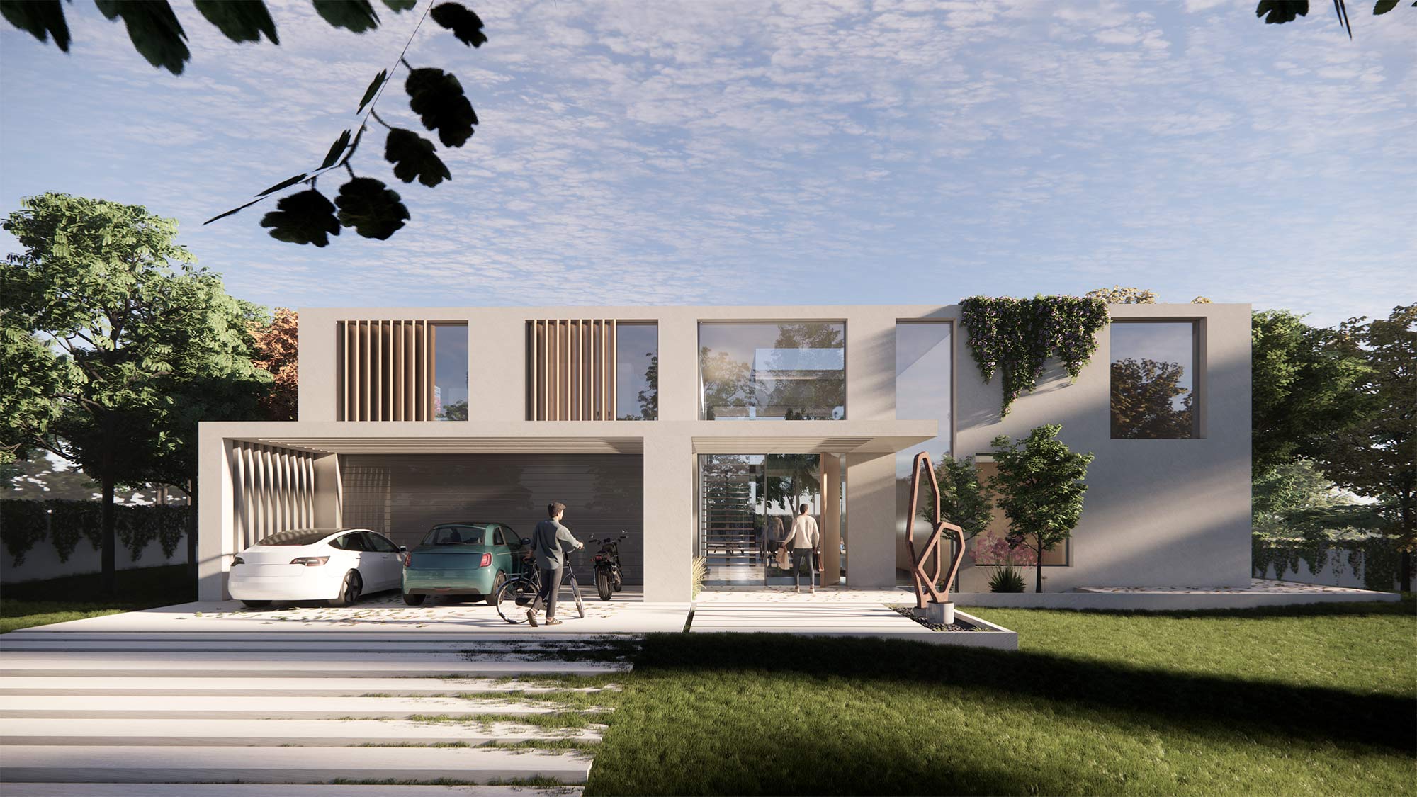 索佩拉纳住宅（注：Casa常见义为住宅房子等，Sopelana是地名，音译为索佩拉纳 ，这里结合语境推测是名为索佩拉纳的住宅类场所，若有更具体背景信息可进一步精准翻译） 丨西班牙马德里丨EXarchitects-13