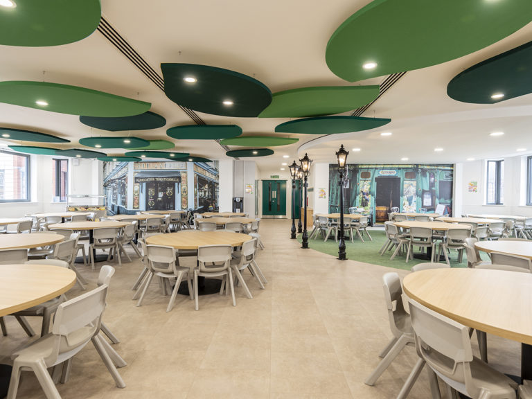 Lycée Français Charles de Gaulle Junior Dining Space - Envoplan-13