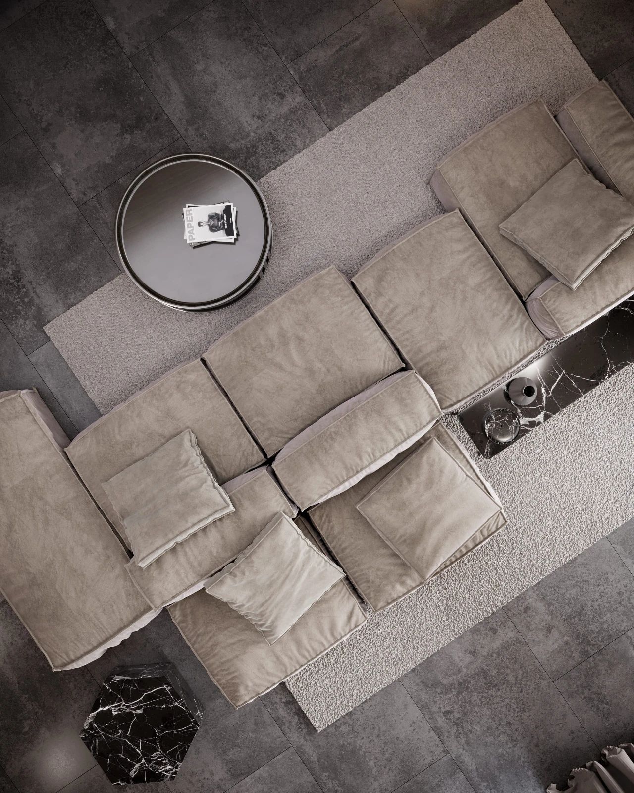 504㎡三层极简别墅设计丨LeQB Architects-7