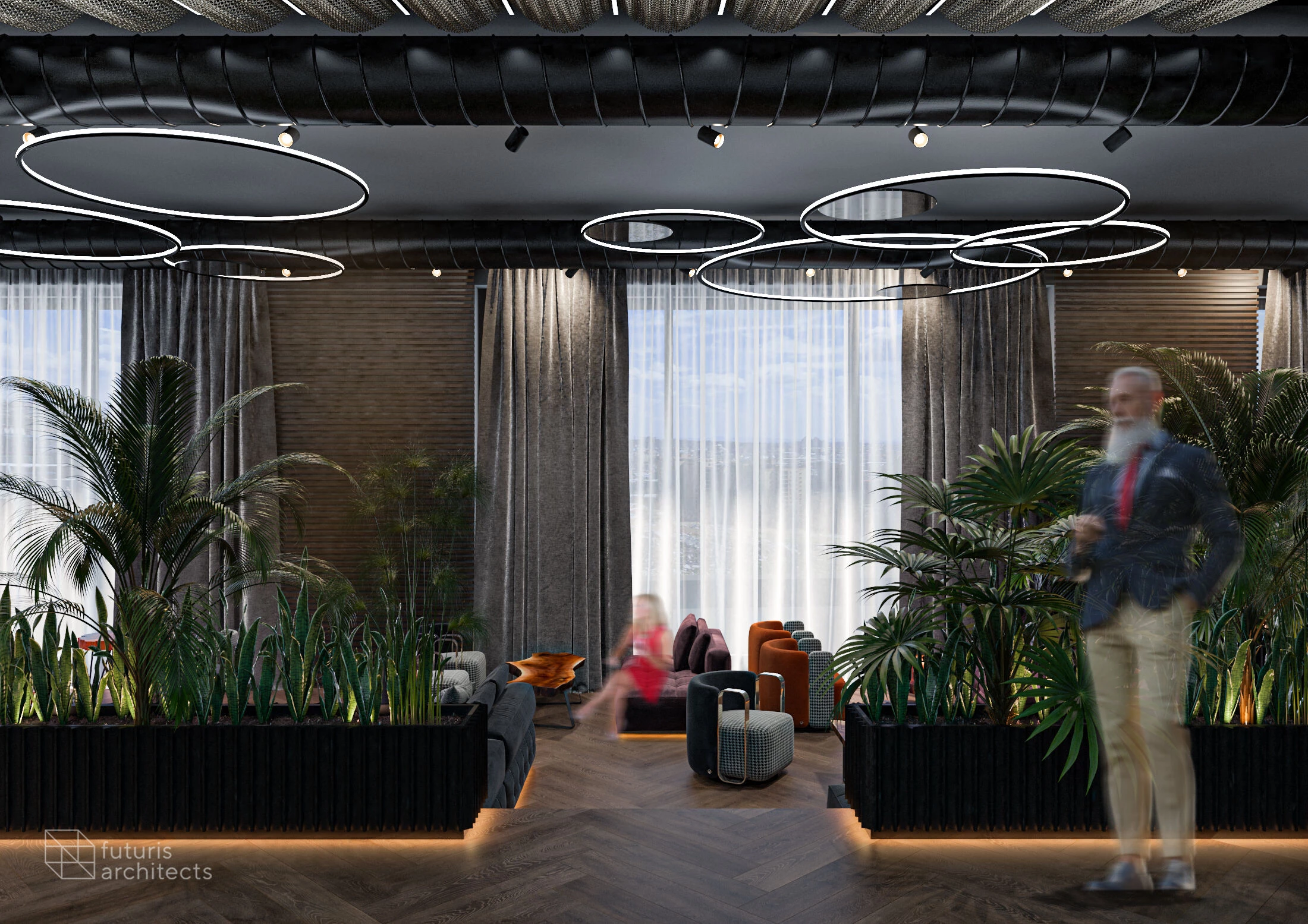 未来主义餐厅设计,打造高品质用餐环境-20