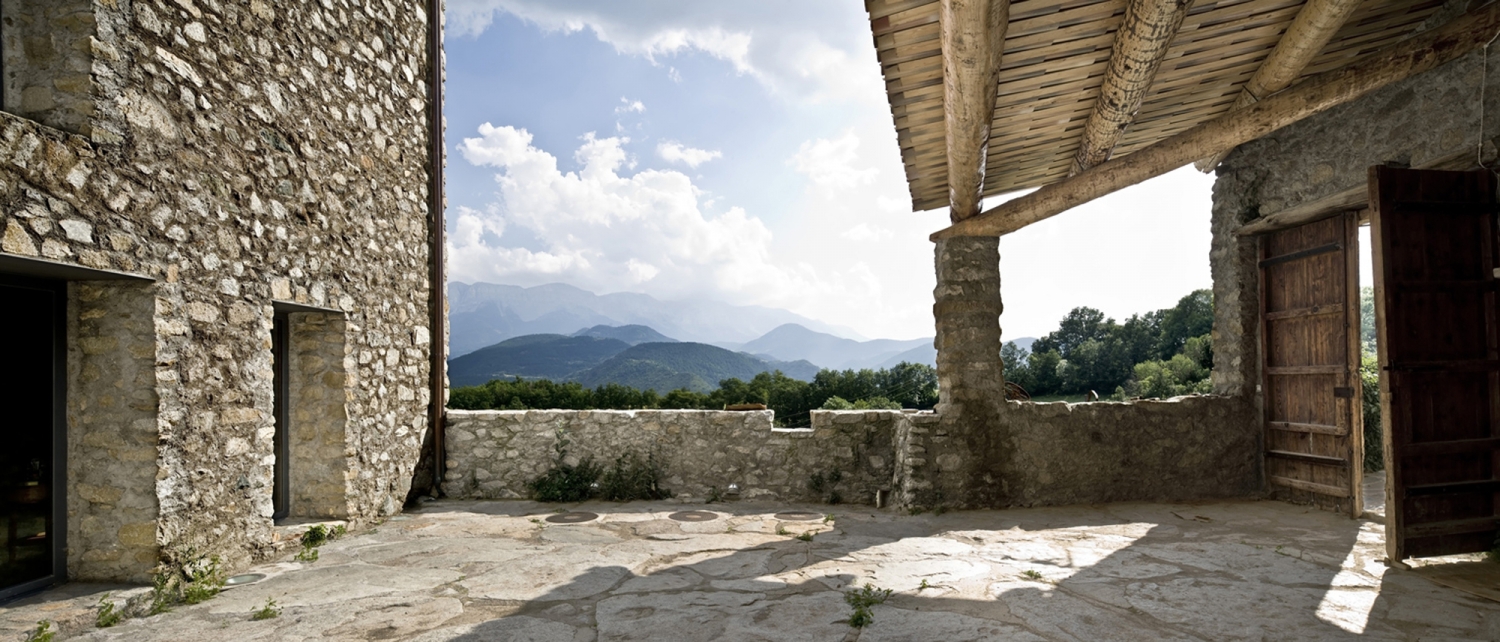 城郊农舍改造,融入自然的美学空间-13