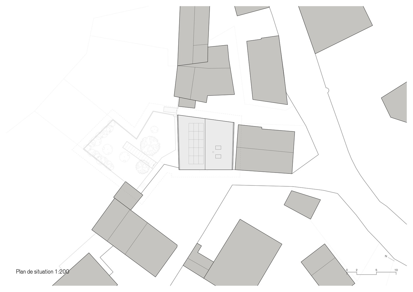 瑞士 Be· 村混凝土与木材结合的现代别墅设计丨studio SML-33