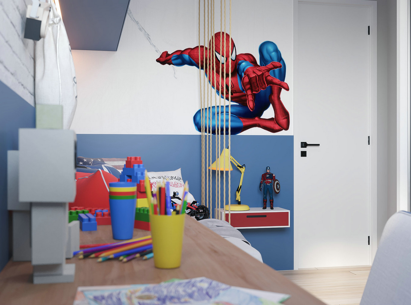 简约前卫现代风，清新美好空间-12