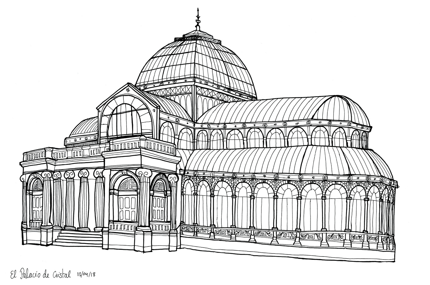 黑白映像 | 西班牙之旅的素描本-6