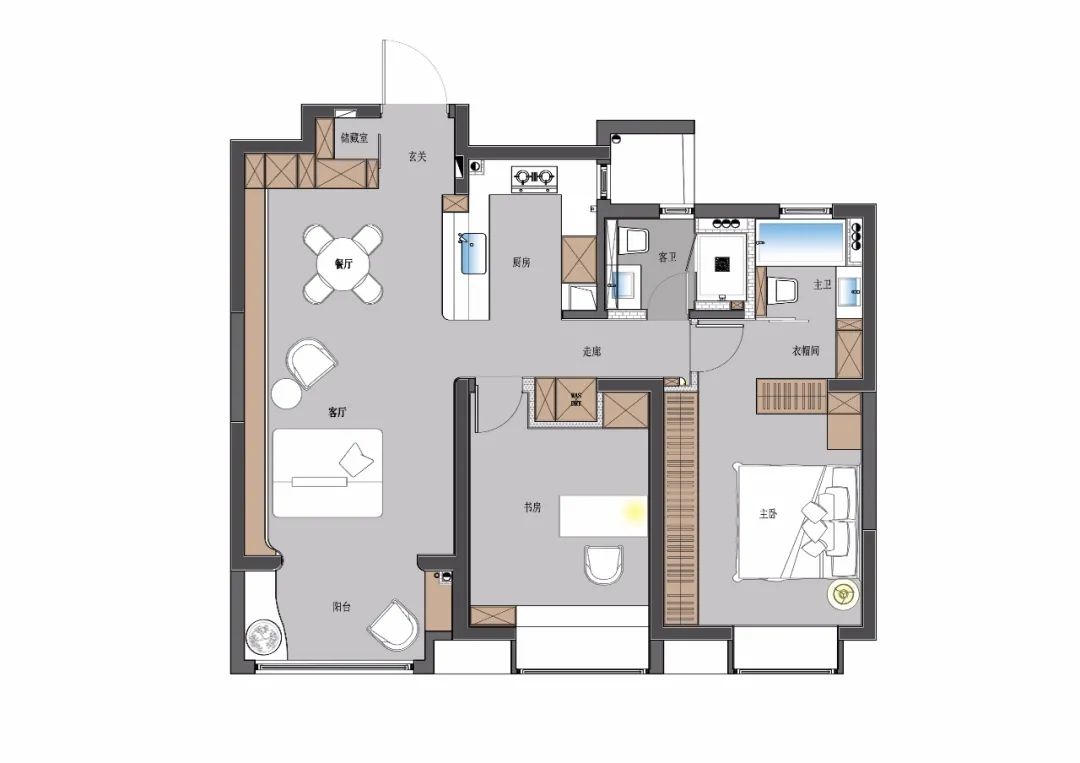 上海黄浦区别墅空间，现代简约侘寂美学之作-62