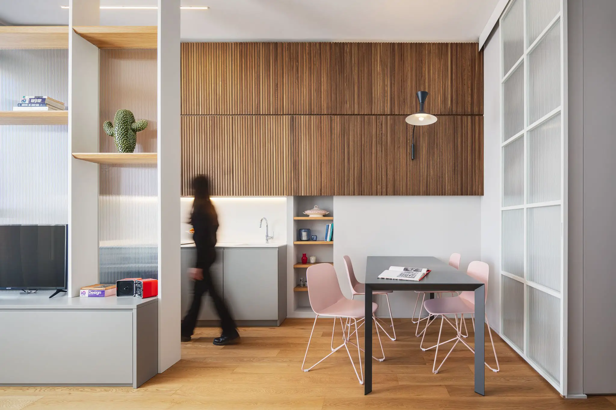 米兰 60m2 现代风格公寓改造案例-3