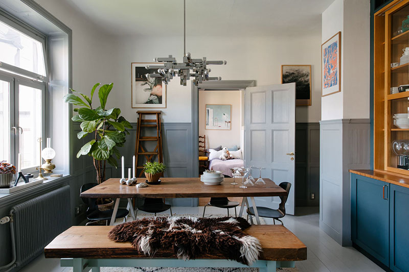 多彩北欧公寓，演绎乡村与古典的碰撞-8
