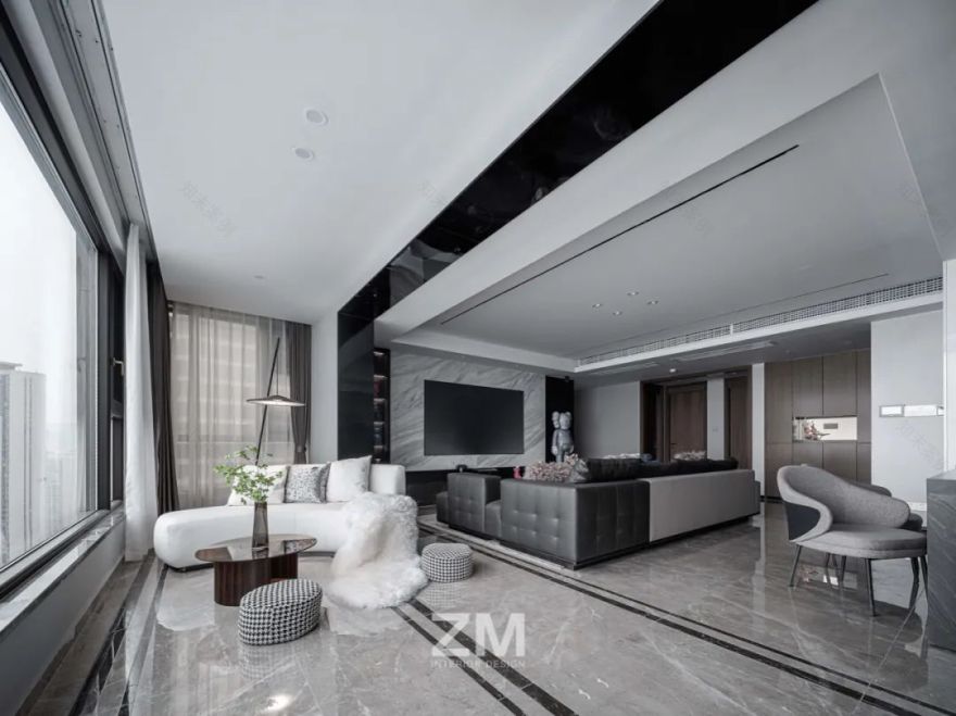 溪月 · 湖南长沙意式极简私宅设计丨中国长沙丨住美设计-31