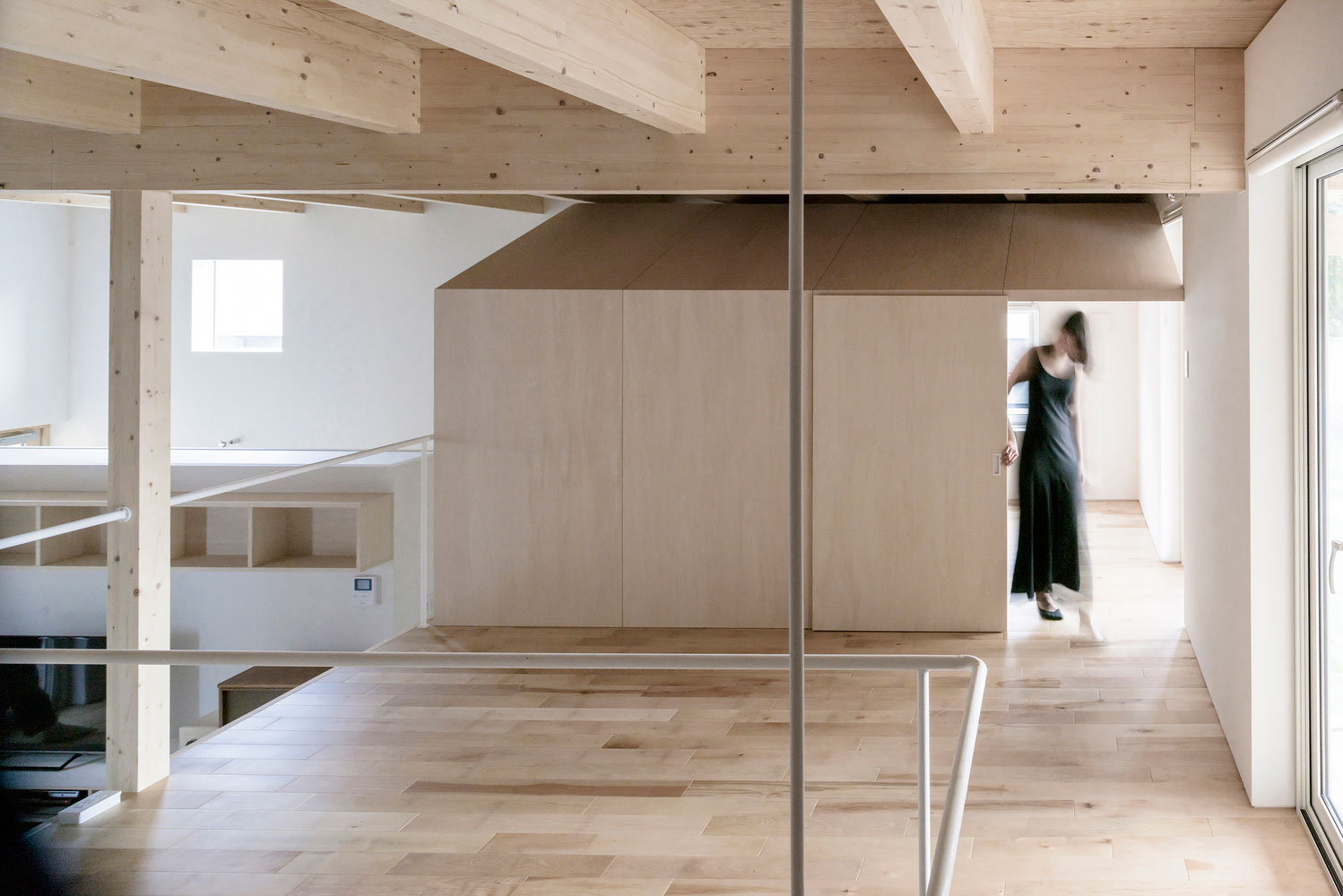 日本 Tomakomai 原木居所,打造现代生活空间-56