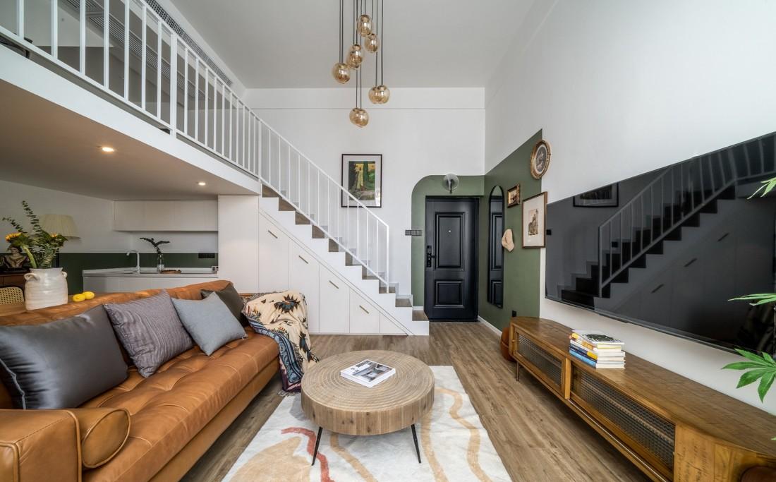 王一樹打造 76㎡中古风理想居所,优化空间动线与收纳-45