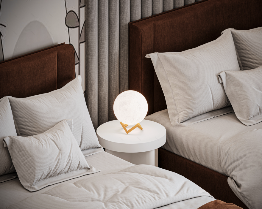 女孩卧室丨埃及丨Basic studio Desgins-13