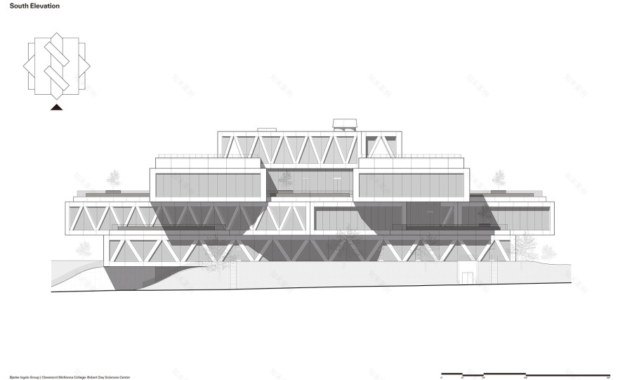 克莱蒙特·麦肯纳学院罗伯特·戴科学中心丨美国丨BIG-105