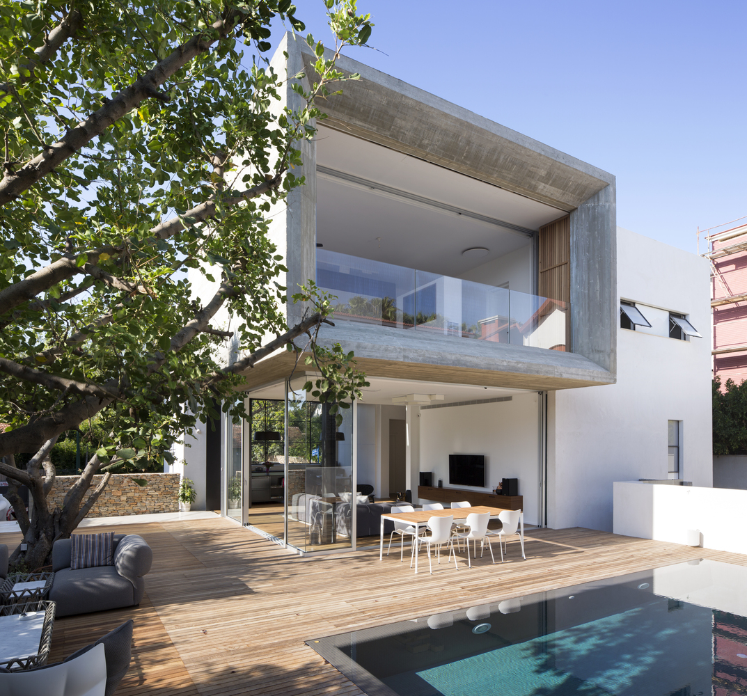 以色列水畔石山现代别墅-30