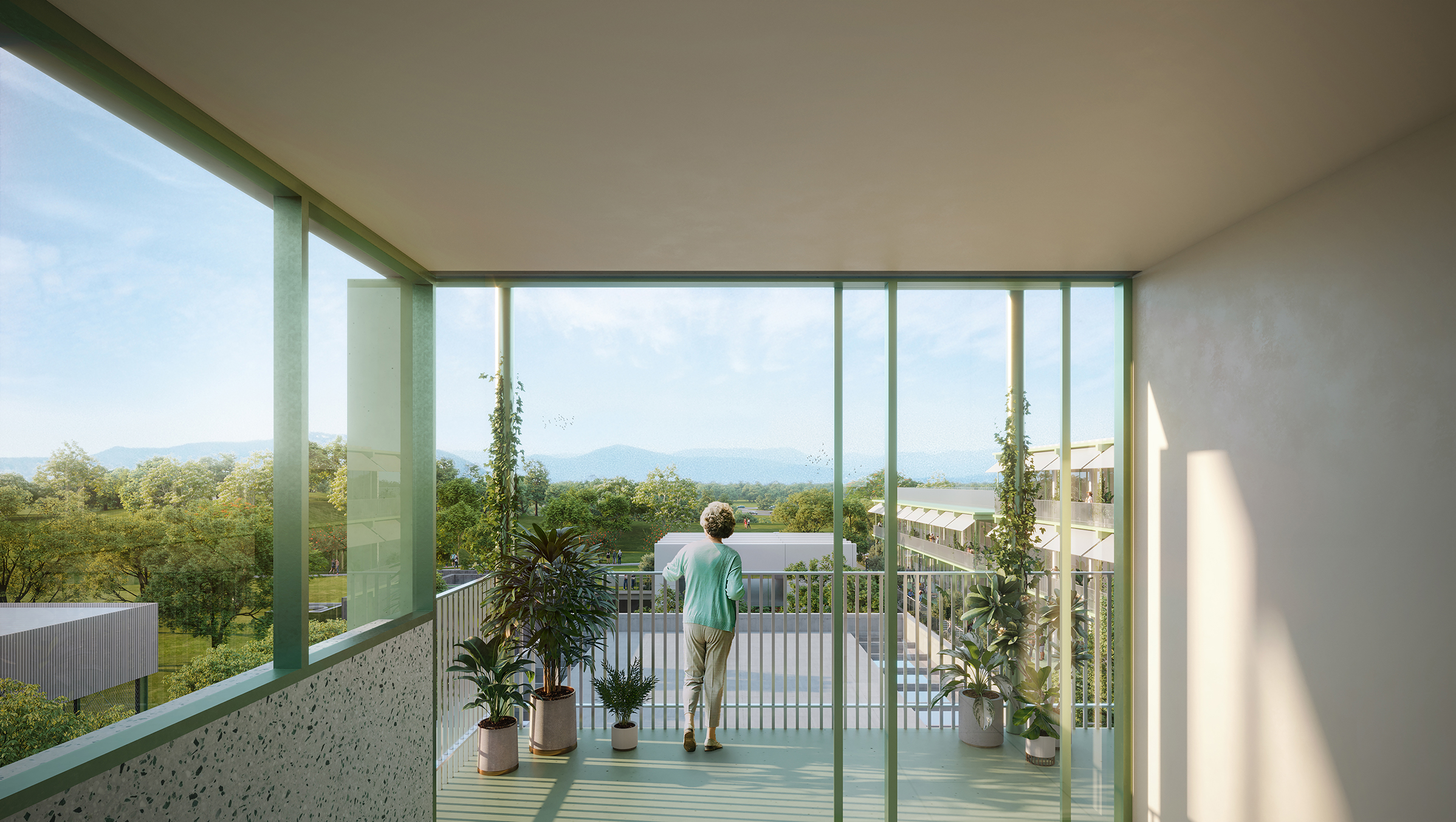 入围方案 | 重庆香炉山社区卫生服务中心及养老中心建筑丨天大设计院+梓集fabersociety-25