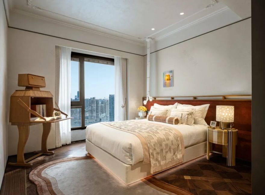 设计廊170首发|一目新作:在苏州河畔的空中别墅里,回归生活的精神自由-32