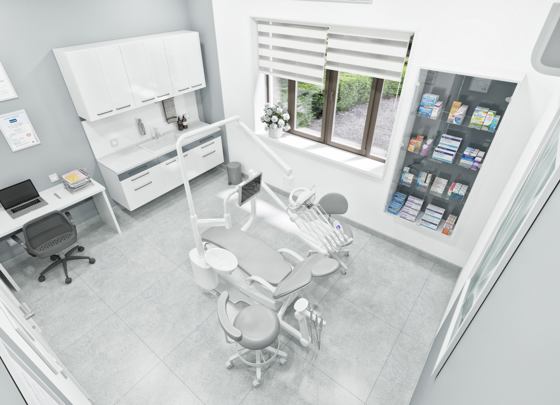 Dental Clinic - dental clinic interior design-12
