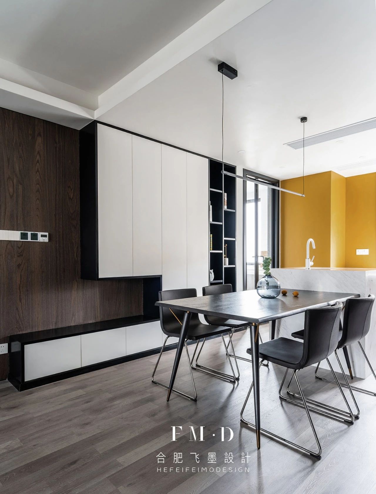 130㎡简约商务风家居,无主灯、中西厨、超级收纳...-37