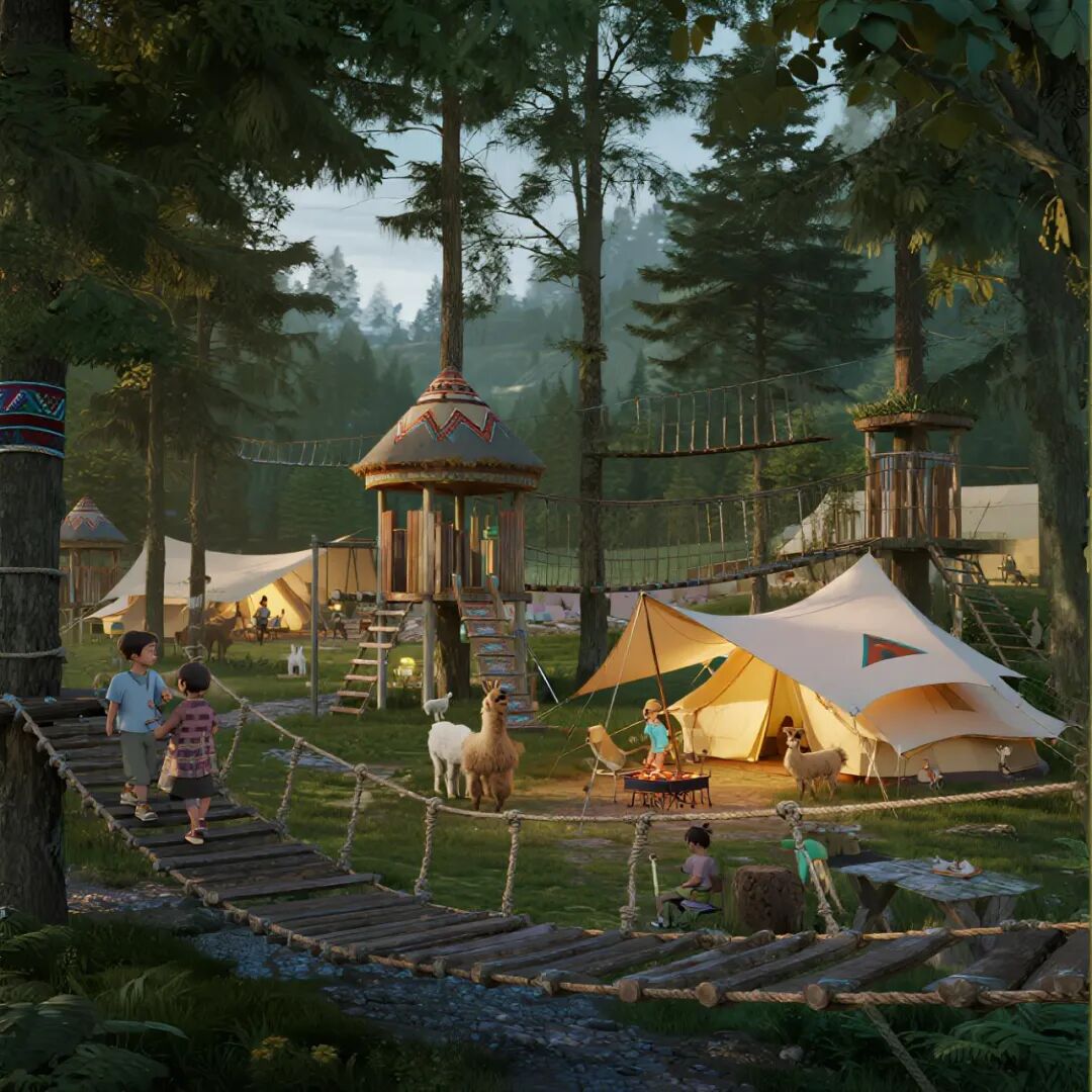 华中城郊秘境康养疗愈营地：中草药种植疗愈综合体规划设计建造运营-88