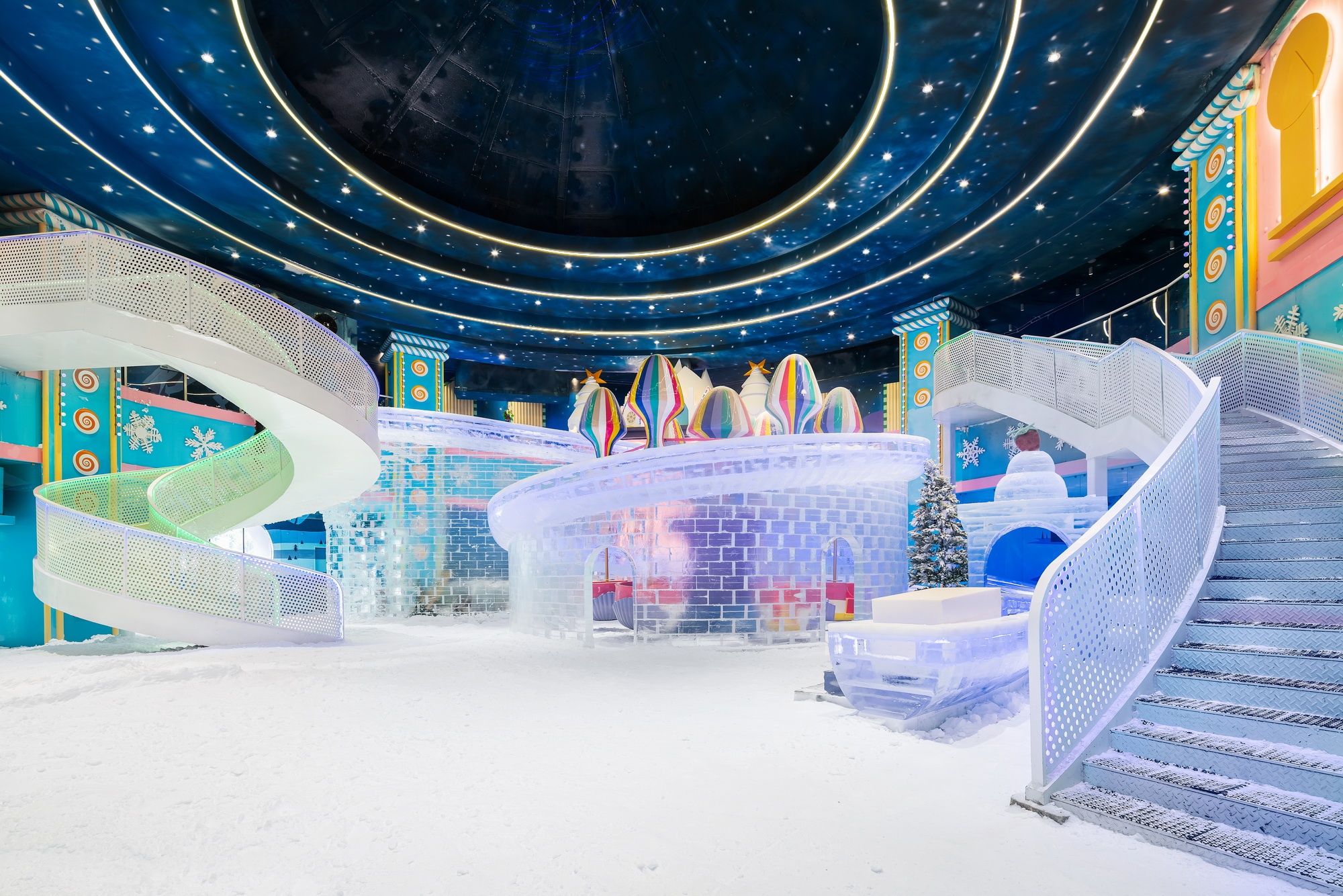 成都欢乐谷·希伯瑞亚冰雪世界丨中国成都丨龙策设计 LCARCHITURE-27