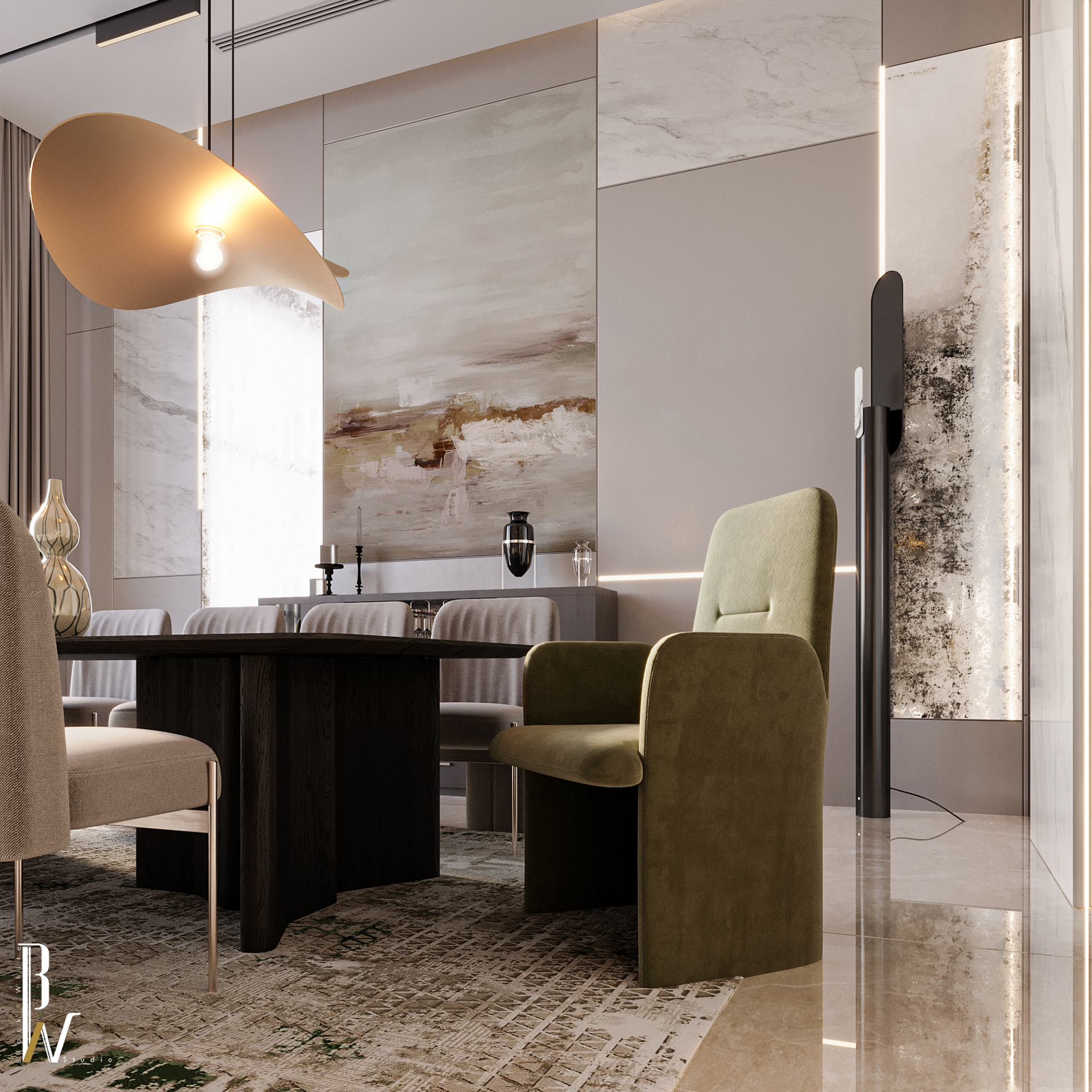 现代餐饮 / 现代用餐丨阿联酋丨Black N White-10