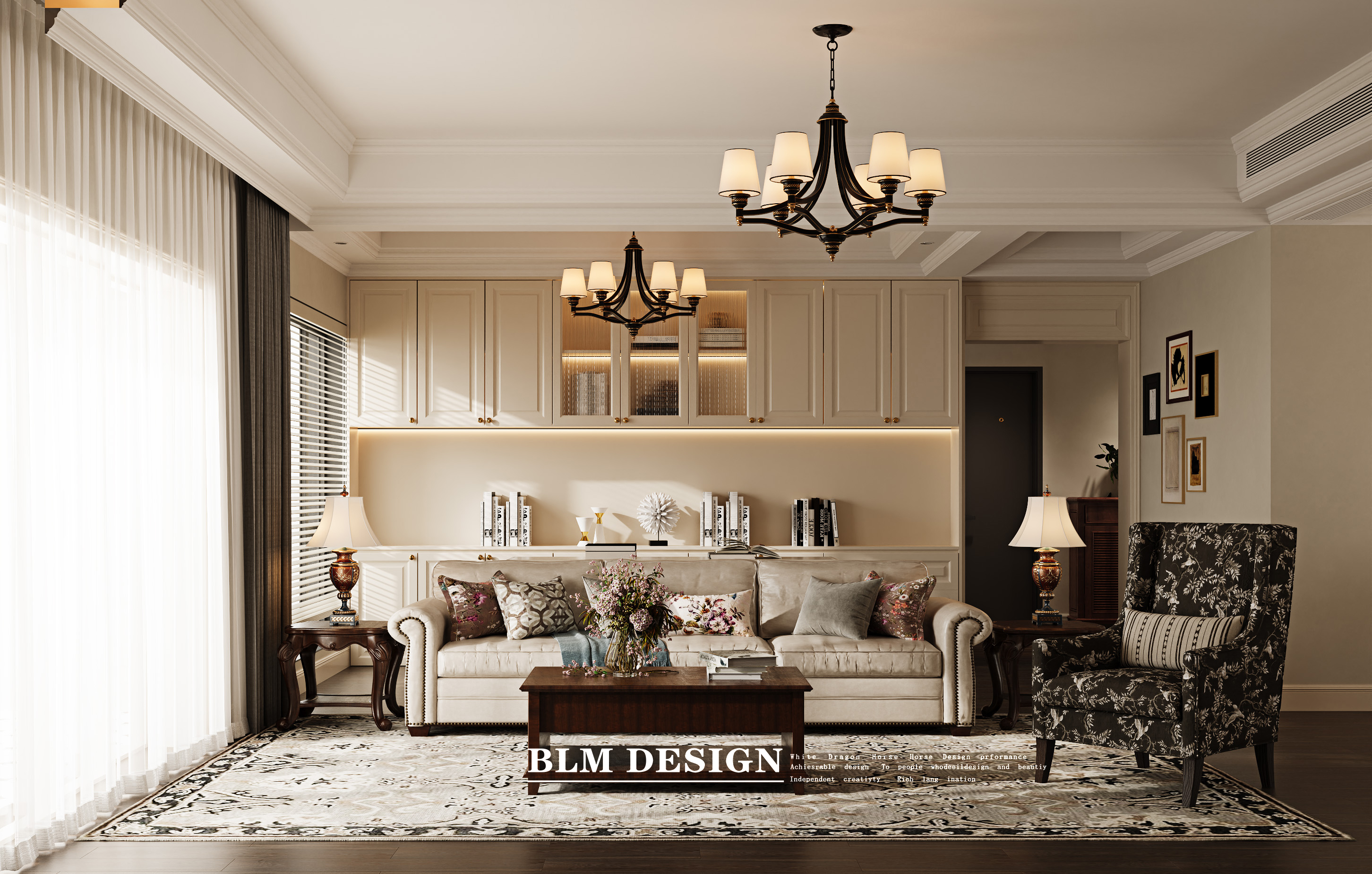 美式家装案例-1