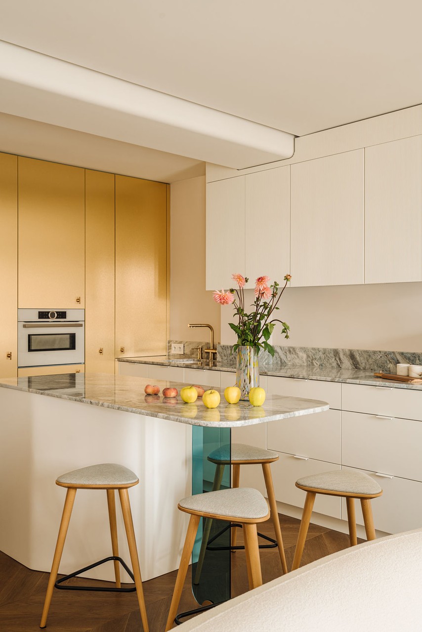 带PKiN景观的公寓室内设计丨波兰华沙丨Katarzyna Sosińska-20