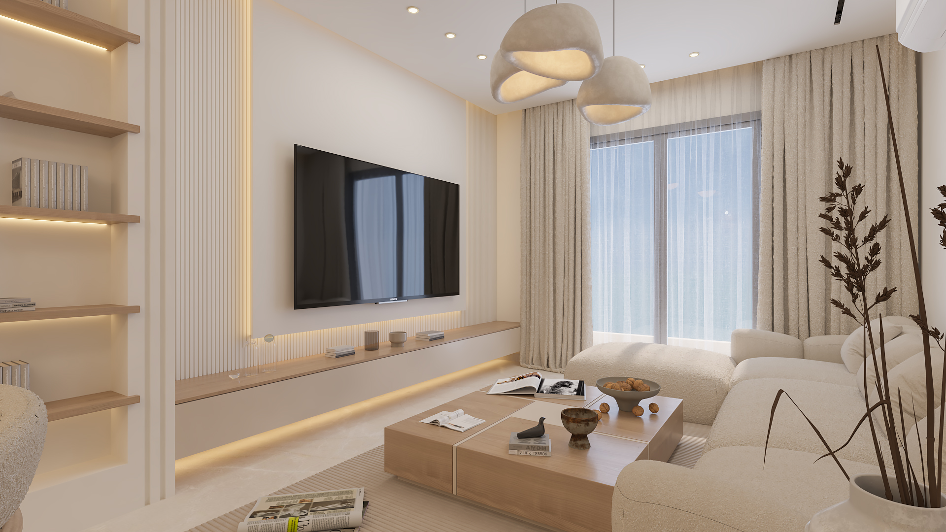 Wabi-Sabi Style Apartment at New Smouha, Alexandria-3