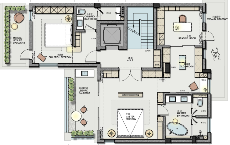 自然色彩的沉浸式住宅设计丨G SPACE DESIGN-56