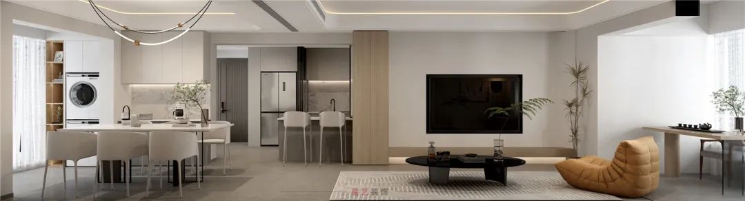 光大花园 160m²现代简约私宅丨星艺装饰广州总部-1