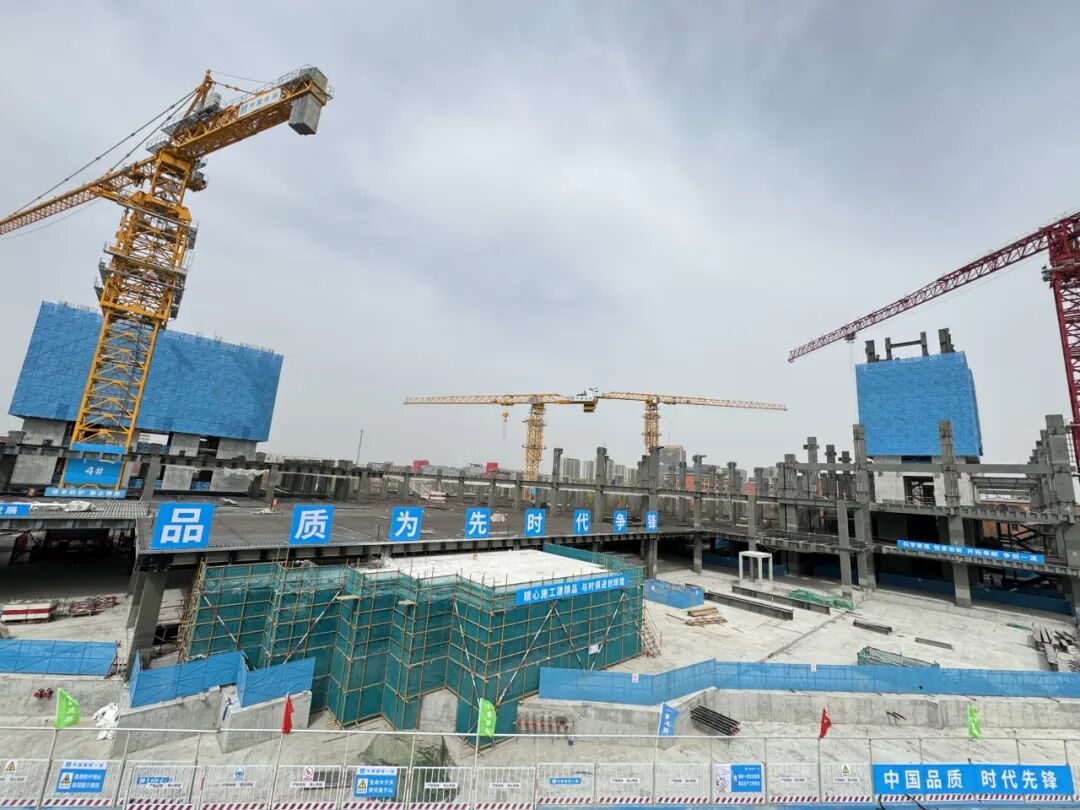 北京市重点工程！中建一局承建的北京自贸区（海淀）永丰TOD综合体项目实现正负零-24