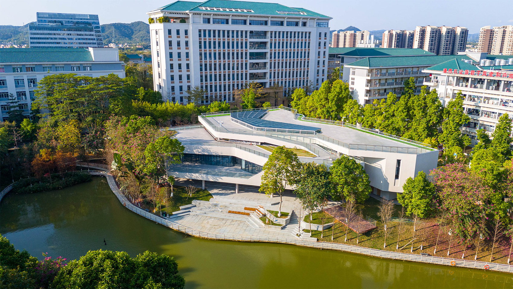 华夏职业学院学生活动中心丨中国广州丨华南理工大学等-10