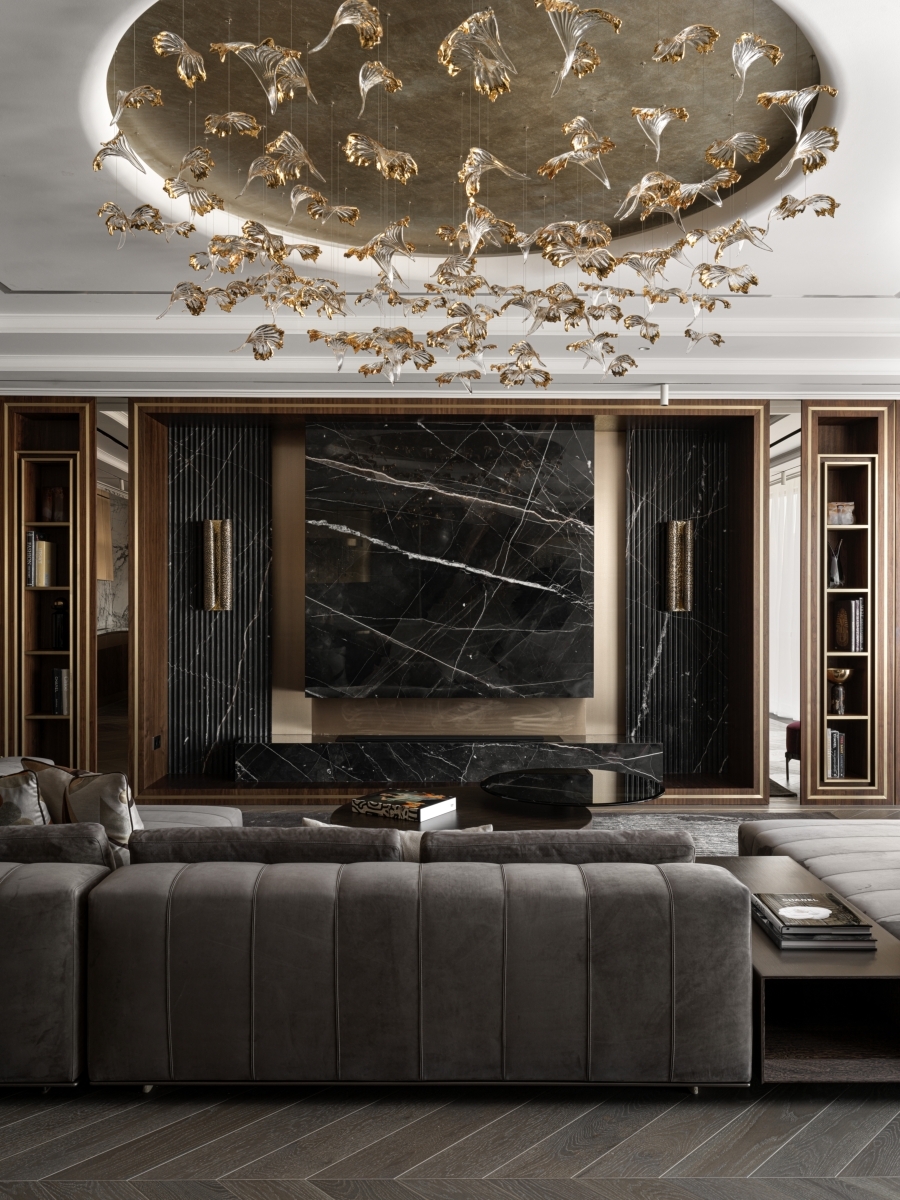 家庭奢华:适合家庭的公寓精美内饰设计-4