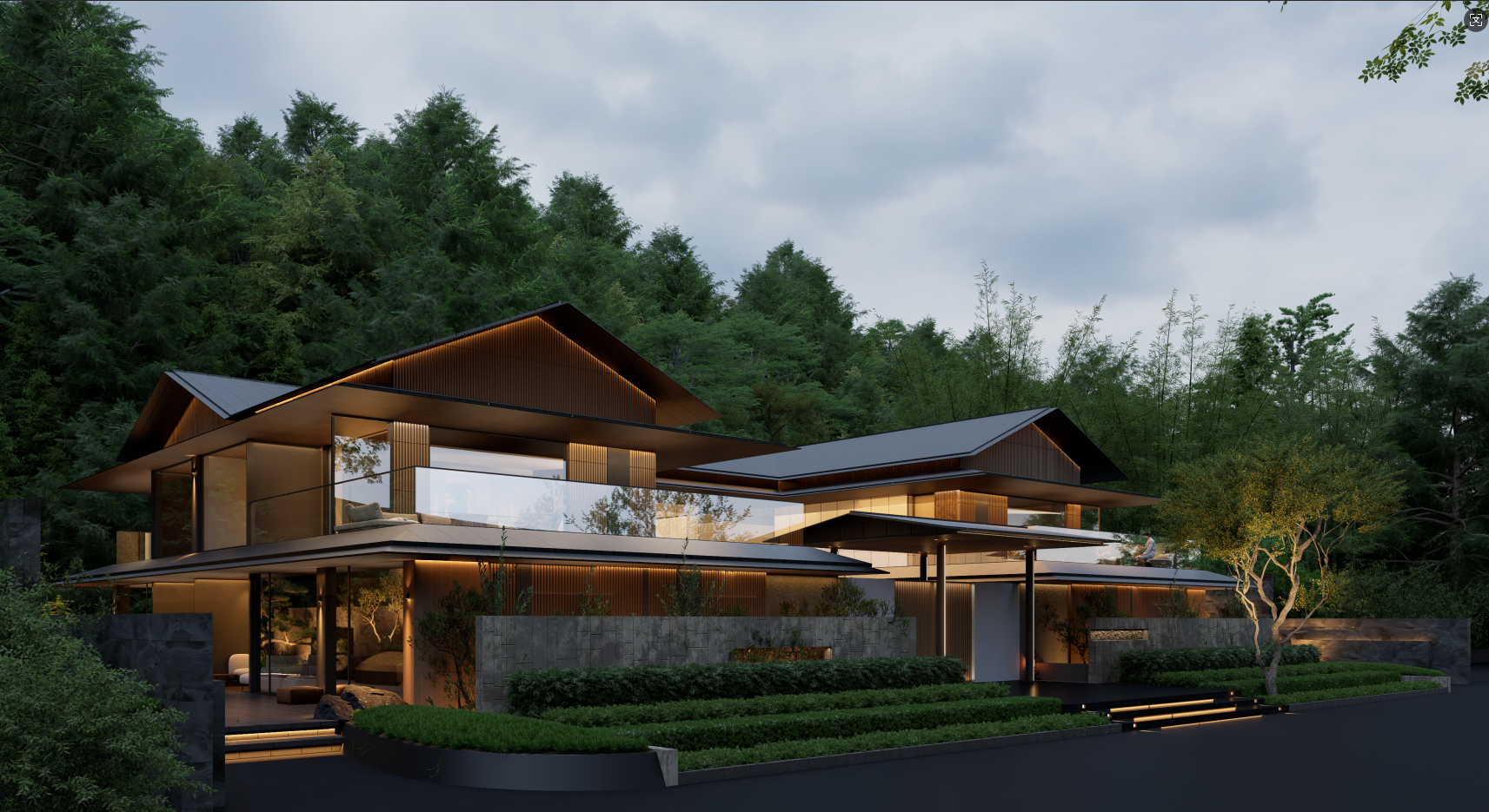 度假建筑渲染-7