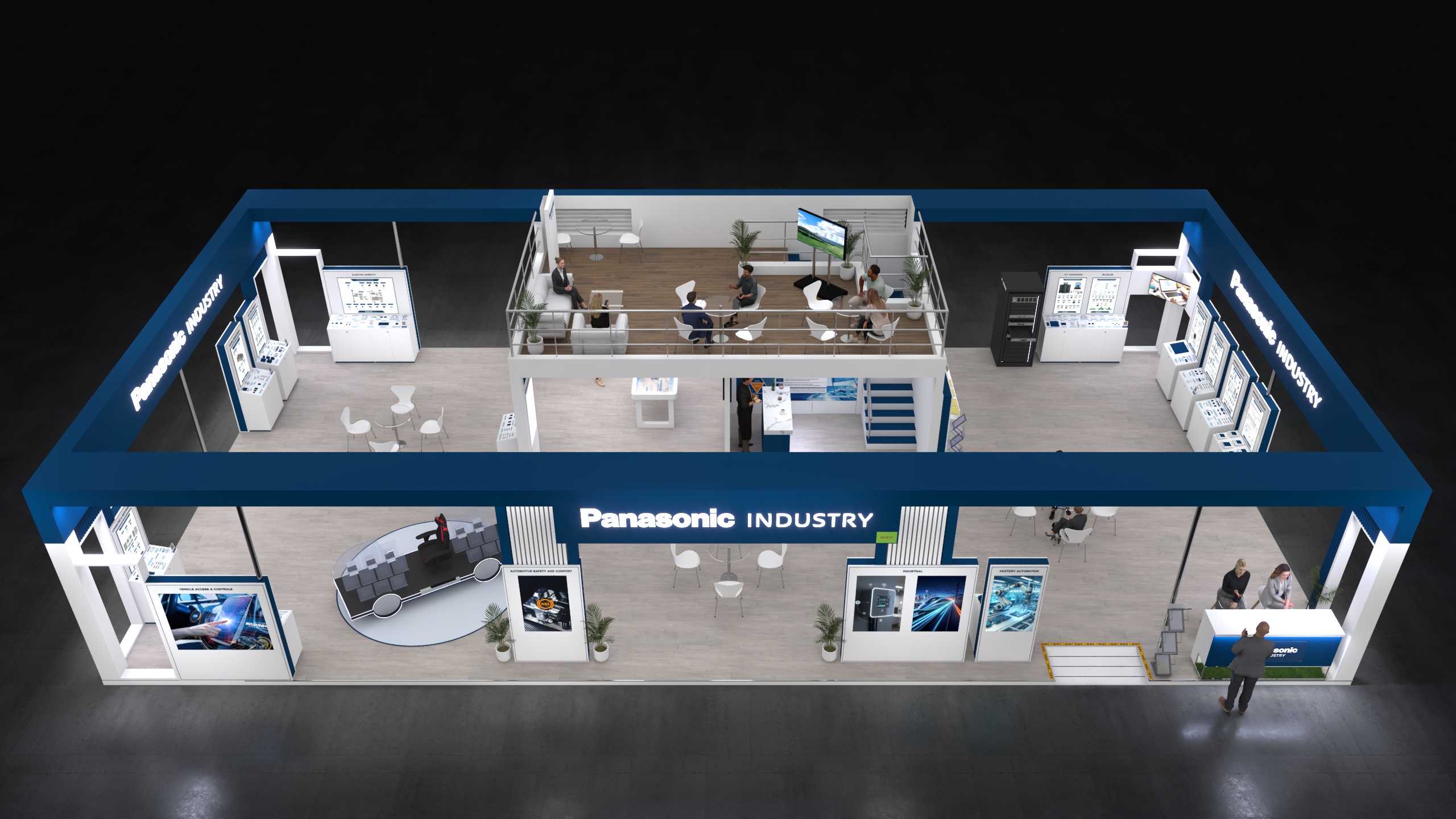 Panasonic Industries Electronica booth-24