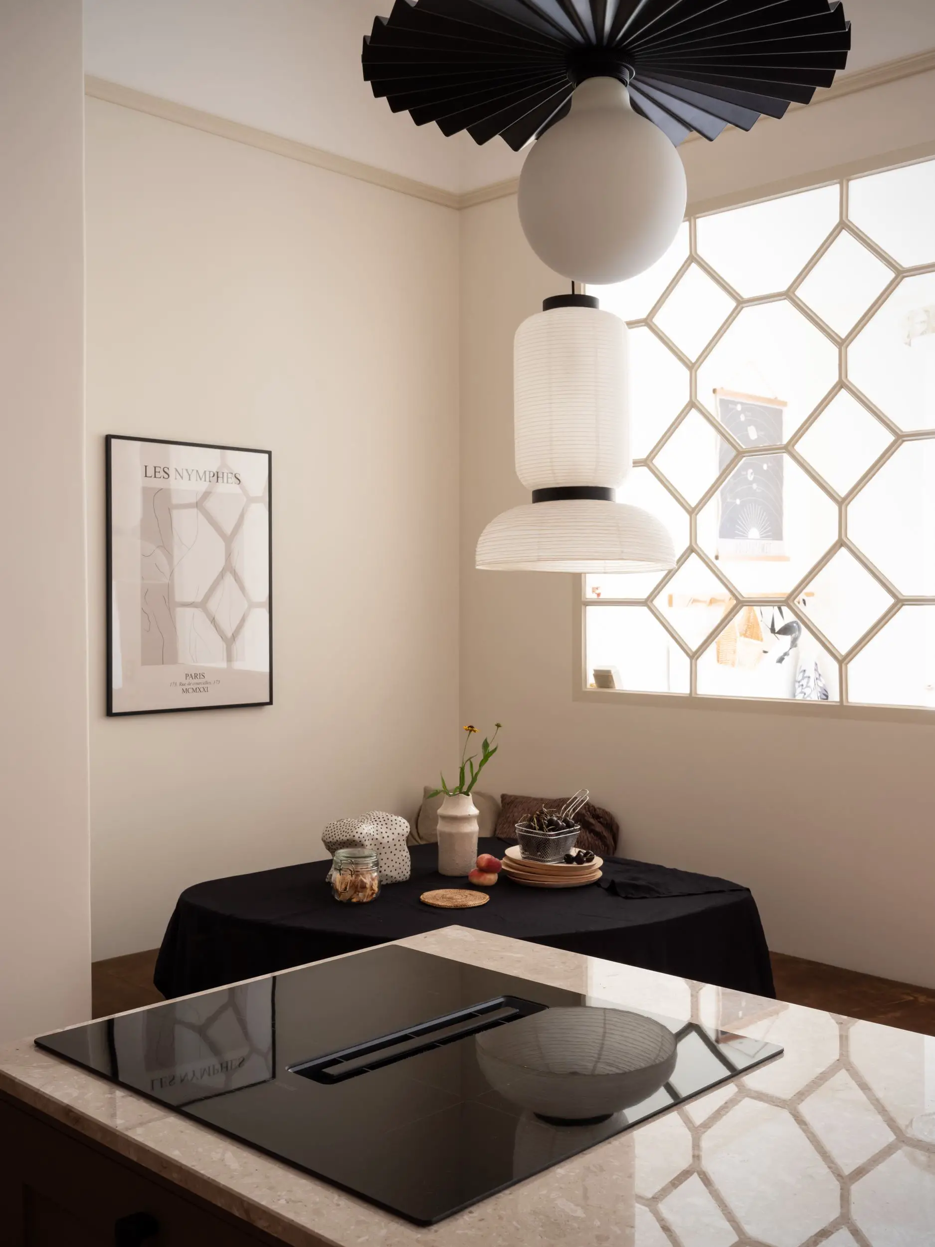 瑞典 53m2 粉色厨房公寓 | 温馨与复古的完美融合-7