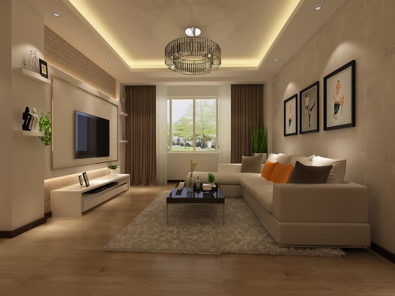 《昆仑·天禧》110 平现代轻奢风格装修丨中国盘锦丨盘锦楚航装饰-5