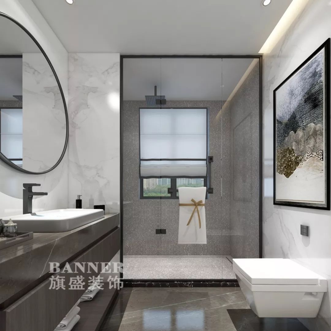 林庄打造现代中式家居,湖城大境 245㎡空间寻觅安宁-30