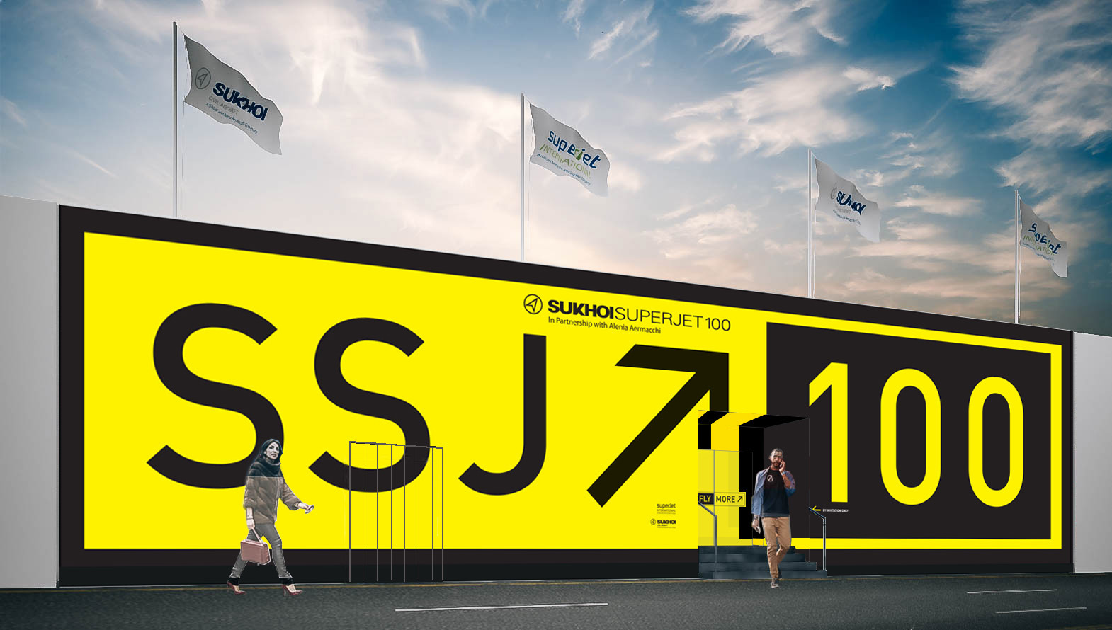 俄罗斯·意大利合资 Sukhoi Superjet 100 航空展临时展馆-28