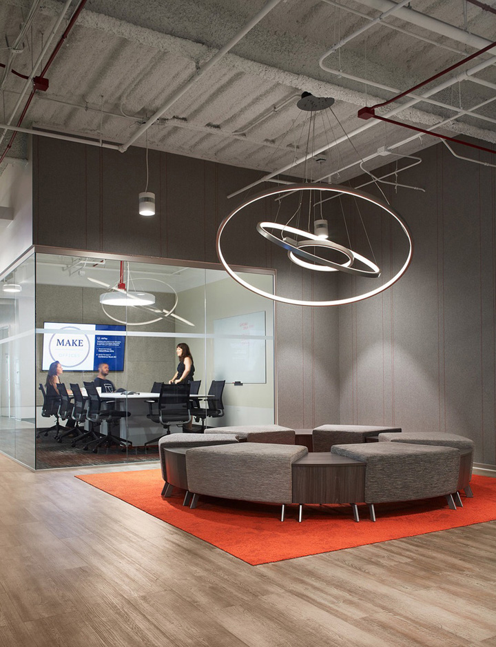 芝加哥 Eastlake Studio 现代原木办公空间-11