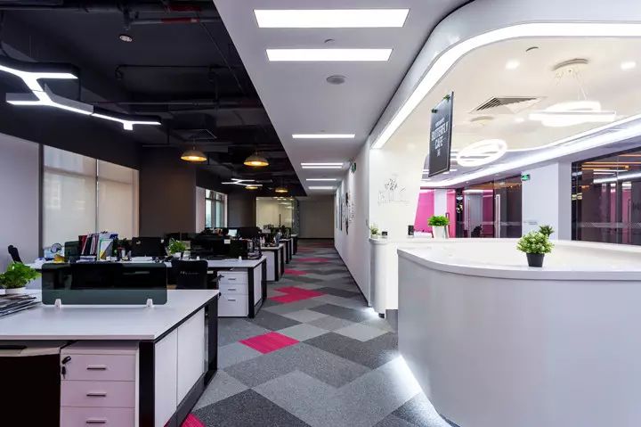 广州创美时办公室设计,优雅蝶变空间-34