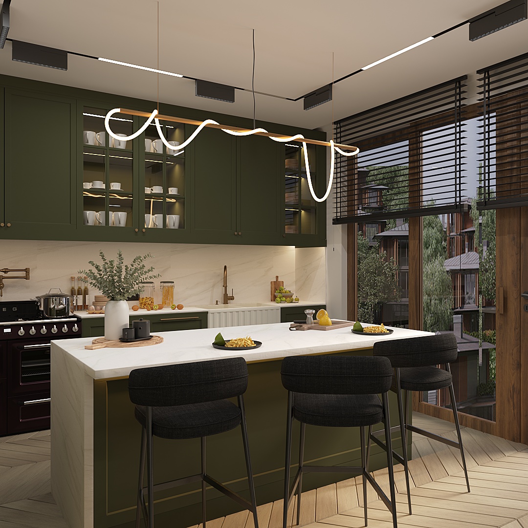 BALCIOĞLU HOUSE KITCHEN DESIGN ALTERNATIVE 2-2