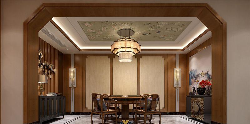 东莞高尔夫别墅新中式设计-20