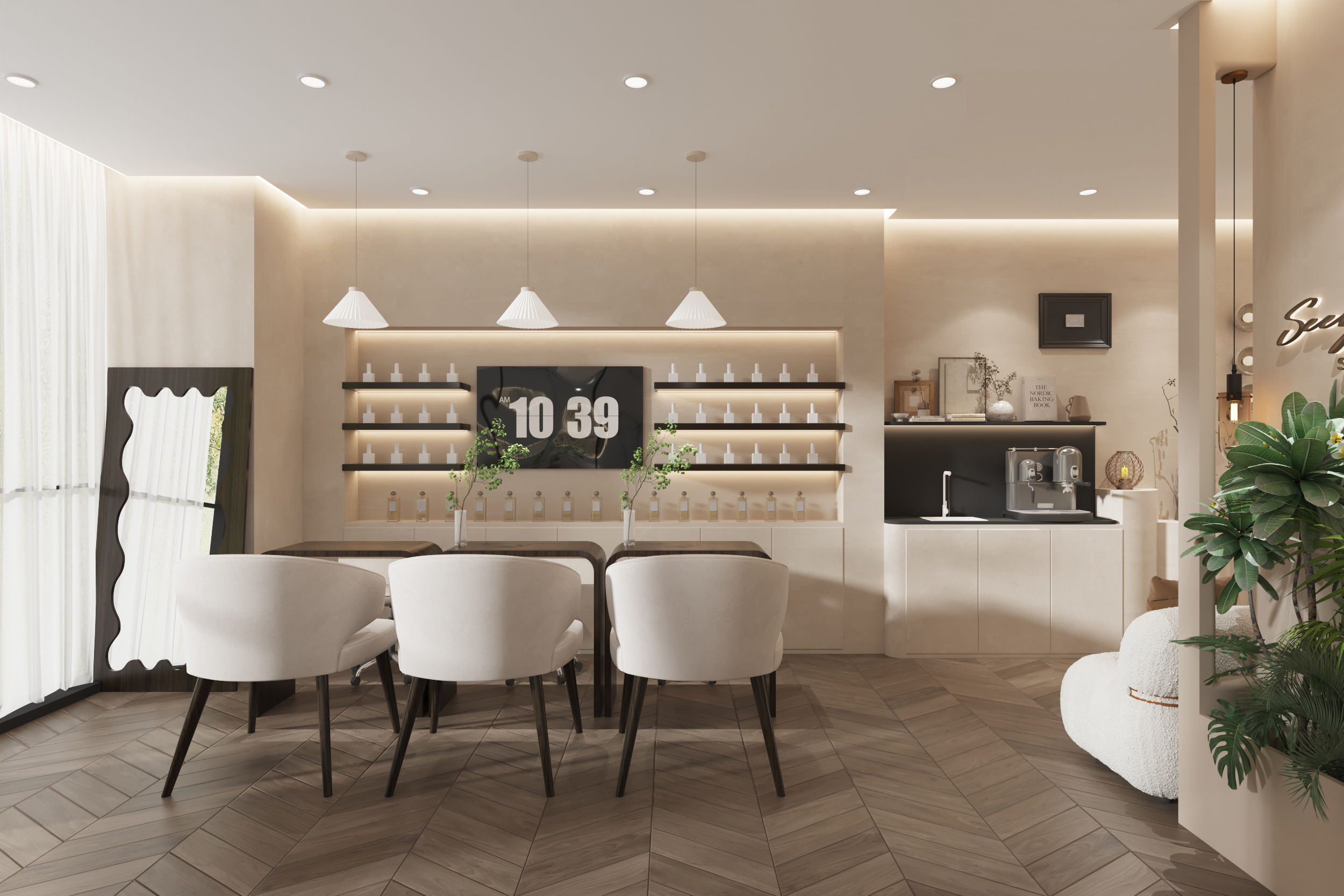 Seeya Nail 美甲美睫店室内设计丨中国深圳丨三思设计工作室-5