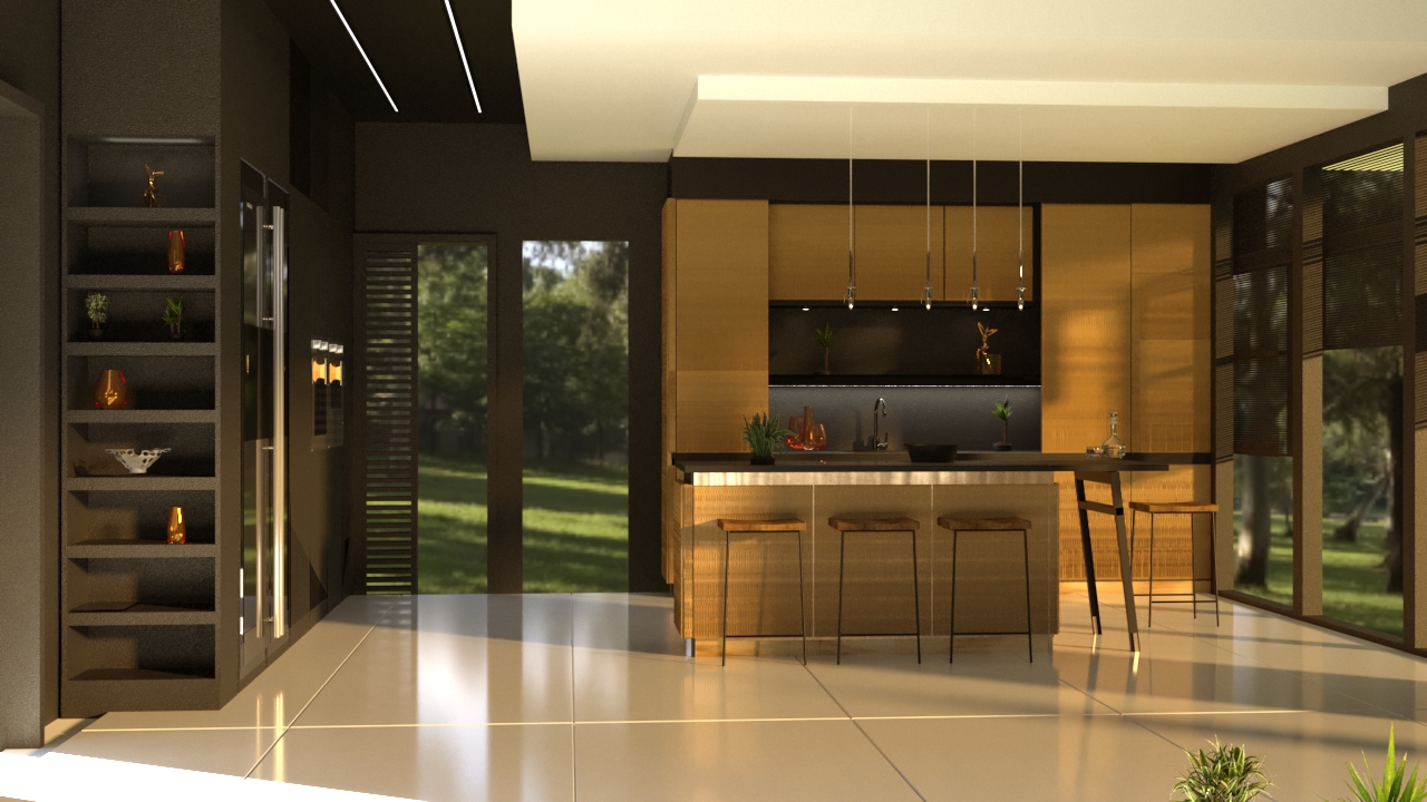 3d modeling villa reception design-1